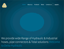 Tablet Screenshot of delta-hydraulic.com
